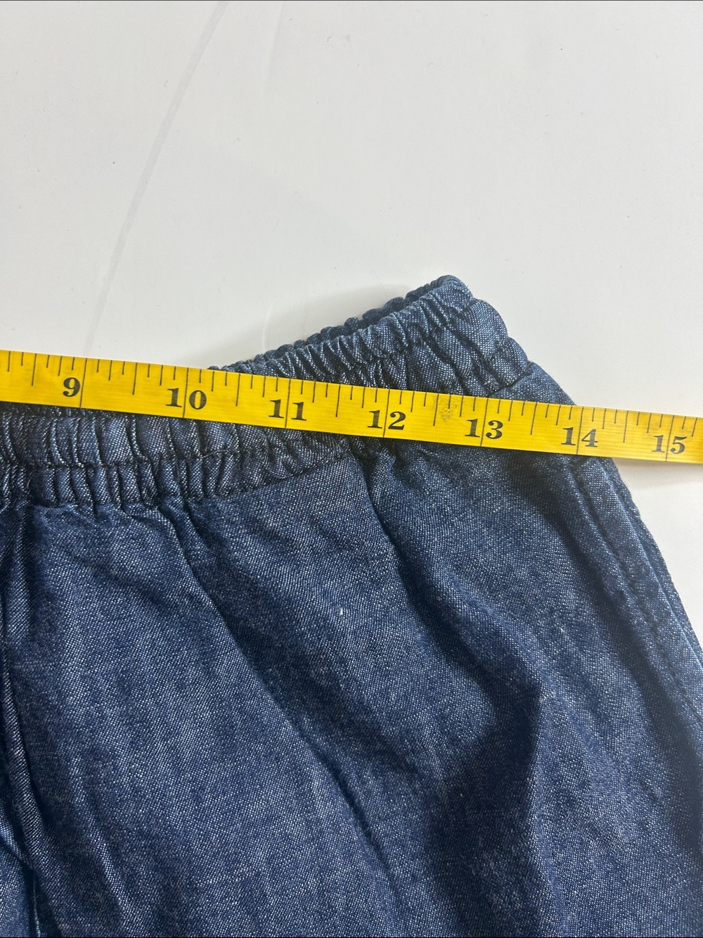 NWT COS DRAWSTRING DENIM SHORTS - Picture 13 of 14